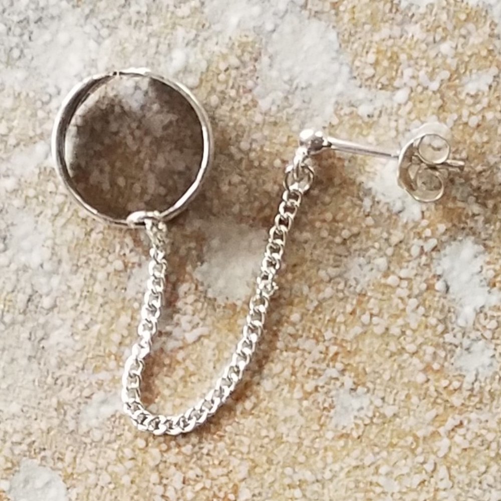 Ear Cuff Sterling Silver Beach Summertime Nitetime - Picture 2 of 2